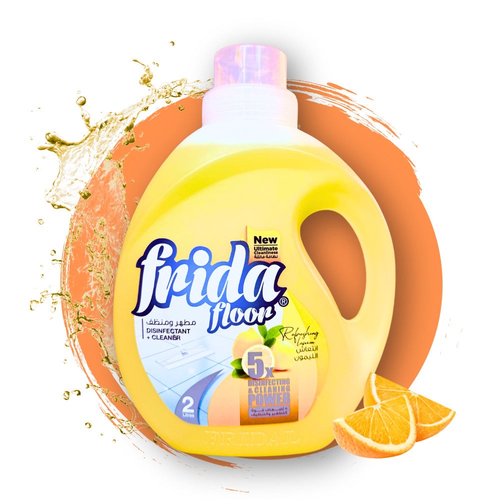 FRIDA- LEMON Floor Cleaner and Disinfectant 2L